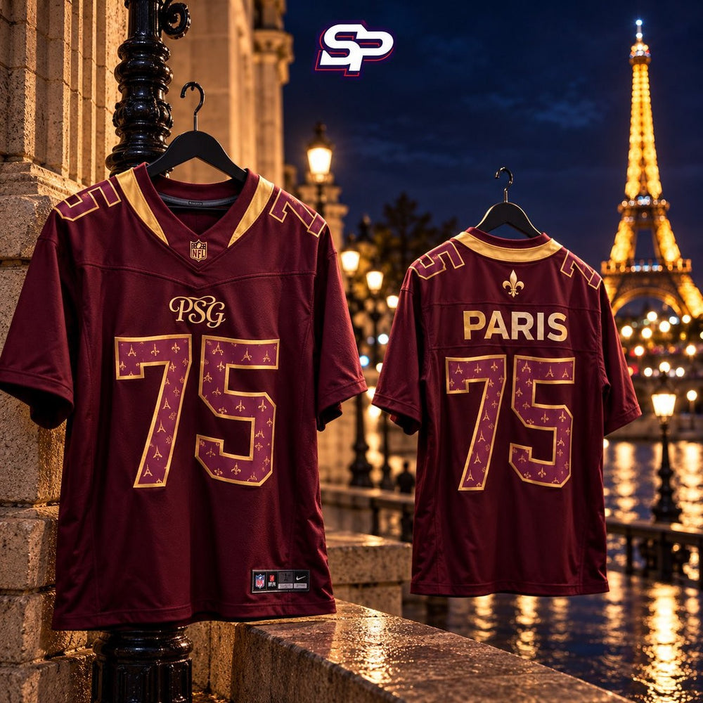 Fuite : le PSG et la NFL ressuscitent le maillot « Vuitton » 2006-2007 en jersey de football américain