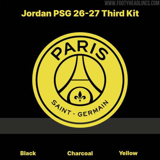 Fuite : le troisième maillot du PSG 2026-2027 s'inspire de l'Afrique (photo Footy Headlines)