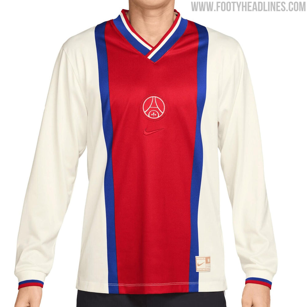 Officiel : le maillot lifestyle rétro du PSG 2026-2027 inverse le Hechter