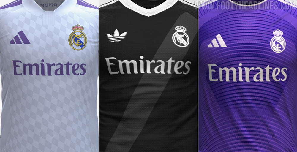 Fuite : le Real Madrid 2027-2028 revient aux classiques, blanc, noir et violet