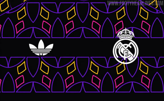 Fuite : adidas prépare une collection Día de Muertos pour le Real Madrid 2027-2028 (photo Footy Headlines)