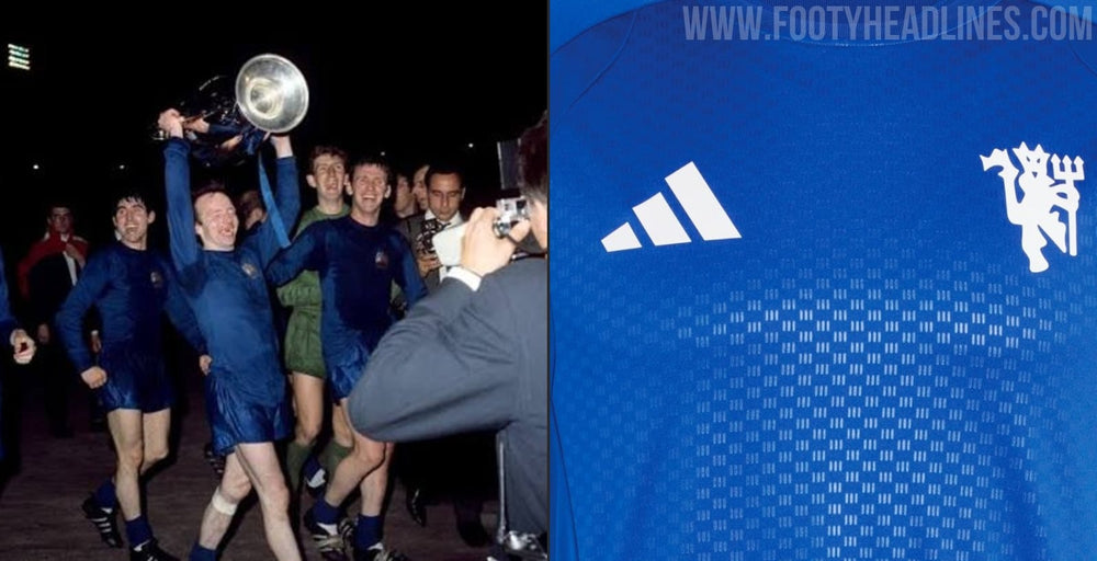 Fuite : le maillot d'entraînement Ligue des champions de Manchester United rend hommage à 1968