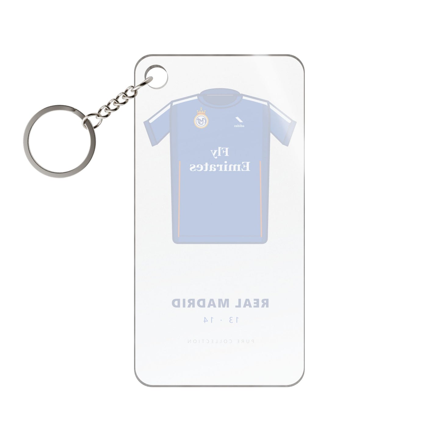 Porte-clés Real Madrid 13-14 Extérieur — Maillot acrylique · Pure Collection