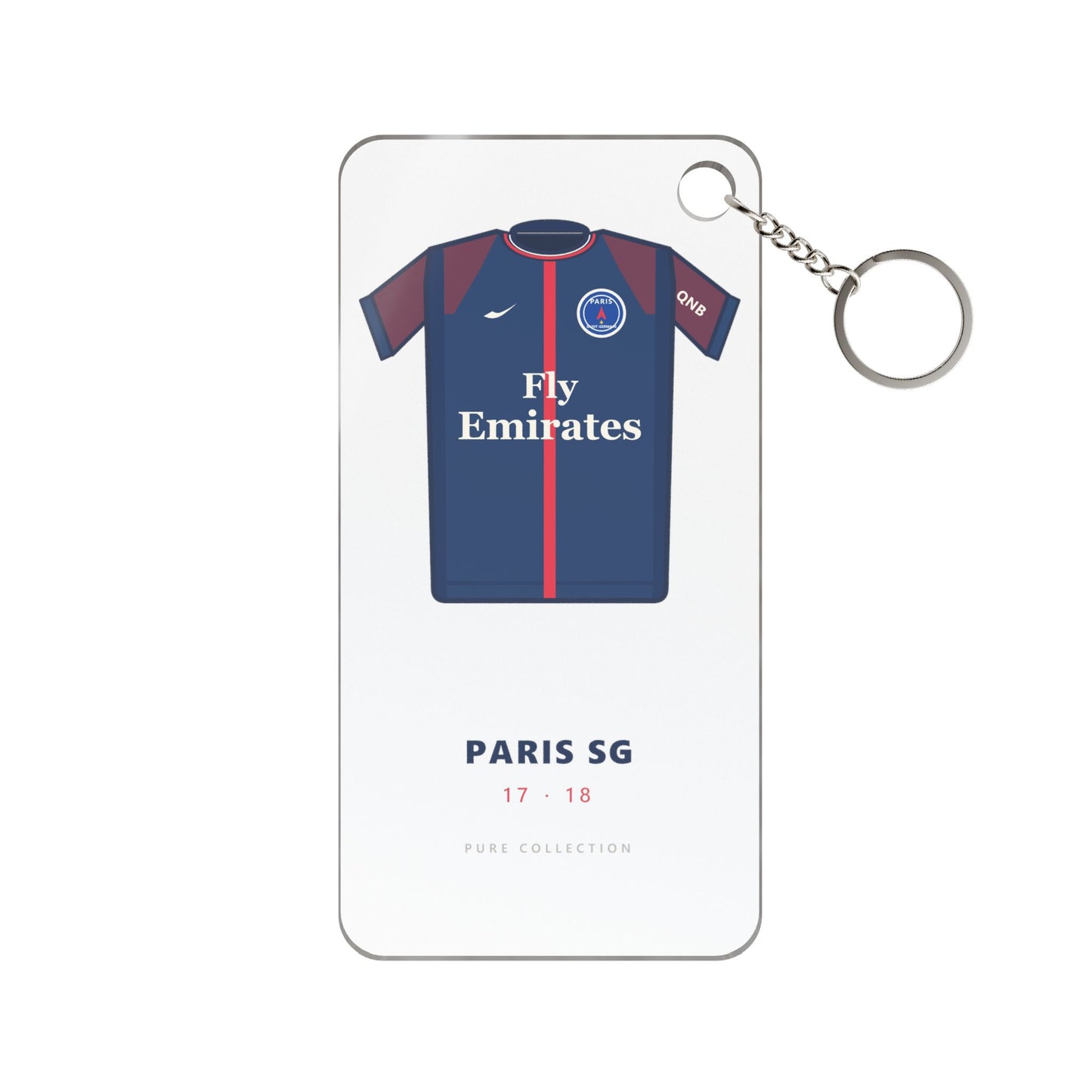 Porte-clés Paris SG 17-18 — Maillot acrylique · Pure Collection