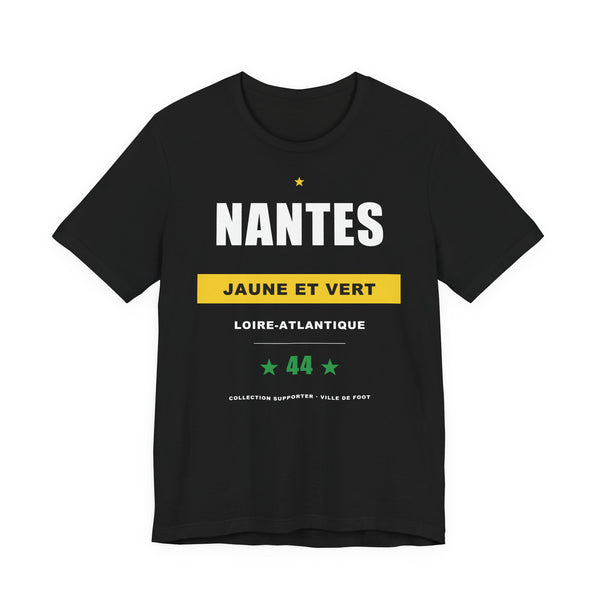 T-shirt Supporter Nantes 44 — Jaune et Vert