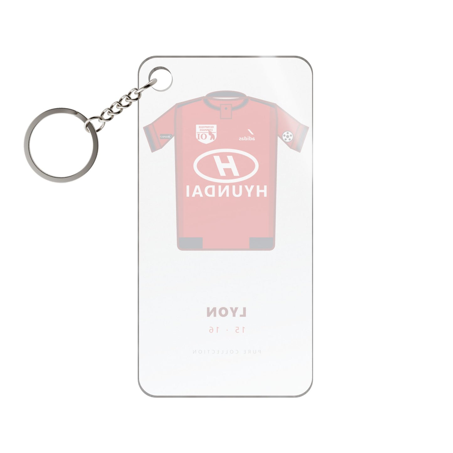 Porte-clés Lyon 15-16 Extérieur — Maillot acrylique · Pure Collection