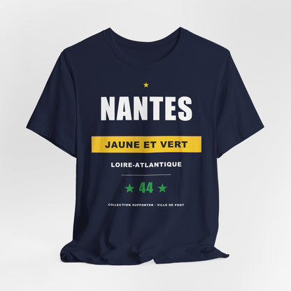 T-shirt Supporter Nantes 44 — Jaune et Vert