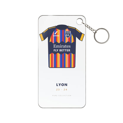 Porte-clés Lyon 23-24 Third — Maillot acrylique · Pure Collection