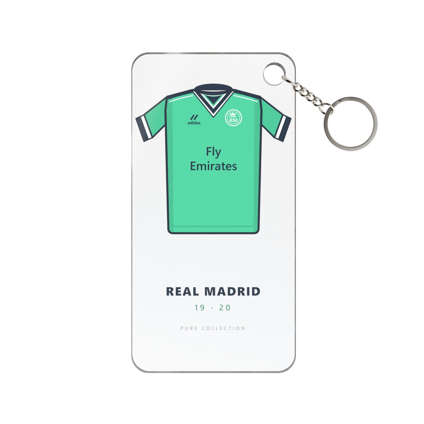 Porte-clés Real Madrid 19-20 Third — Maillot acrylique · Pure Collection