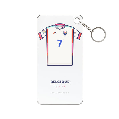 Porte-clés Belgique 22-23 Extérieur — Maillot acrylique · Pure Collection