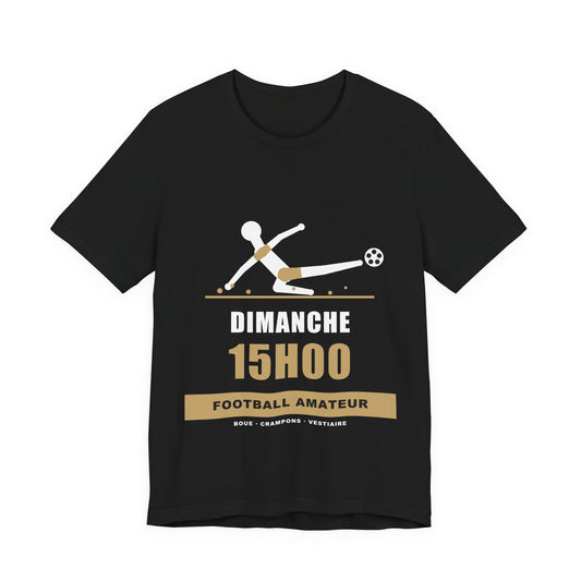 T-shirt Football Amateur — Dimanche 15h00