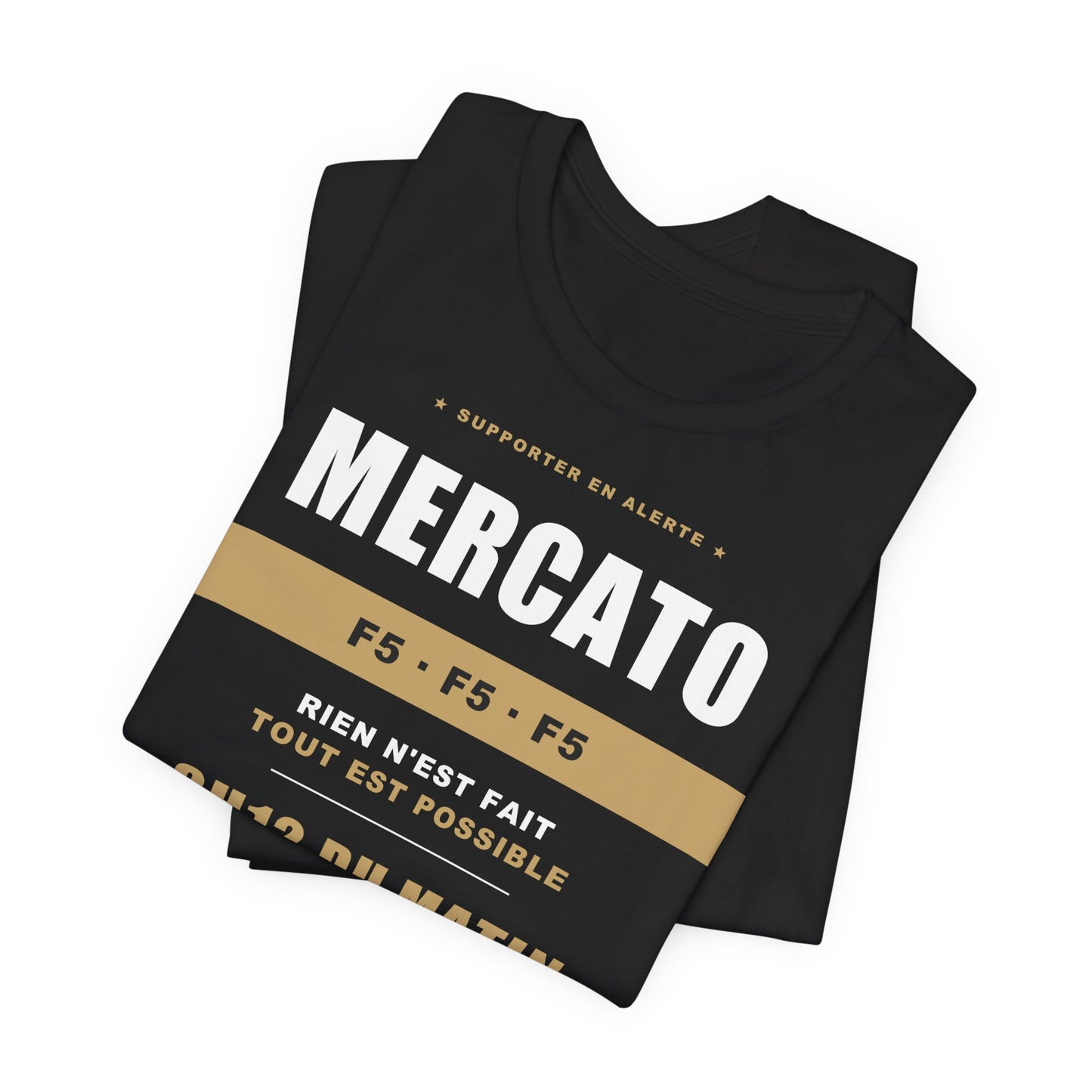 T-shirt Mercato — Humour Supporter Foot