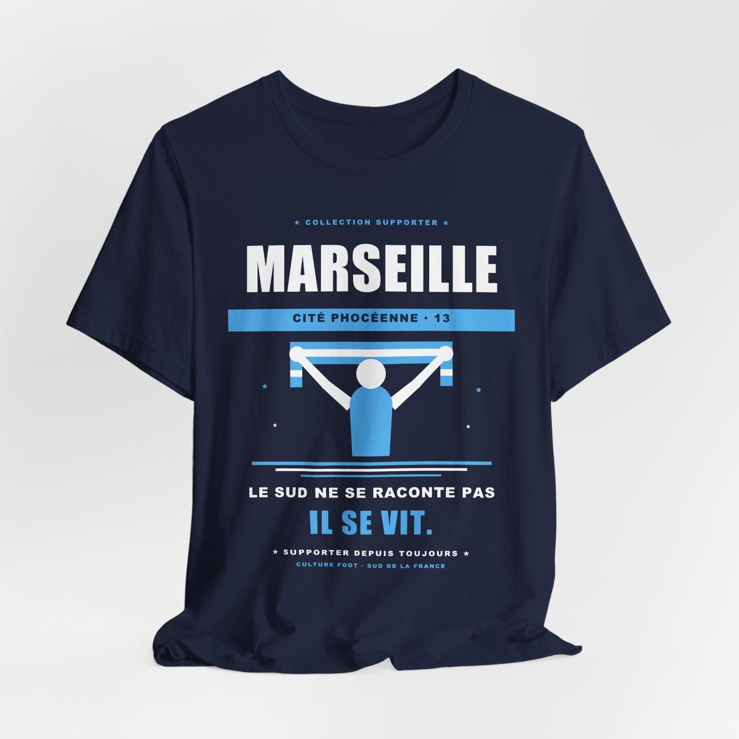 T-shirt Supporter Marseille — Cité Phocéenne