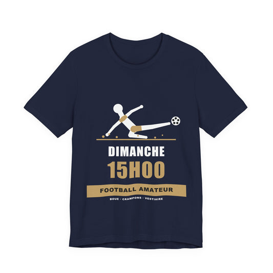 T-shirt Football Amateur — Dimanche 15h00
