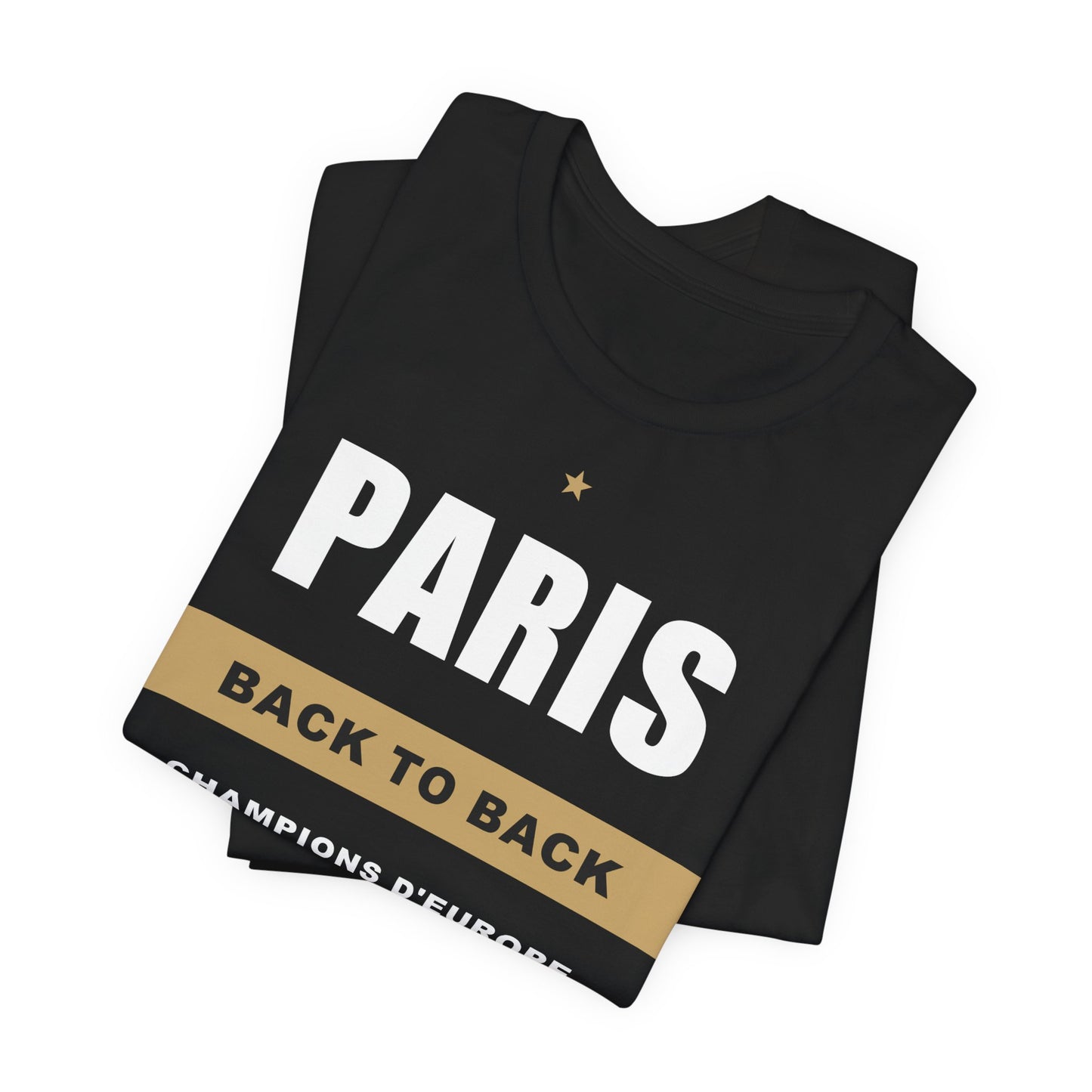 T-shirt Paris Back to Back - Champions d'Europe 25/26