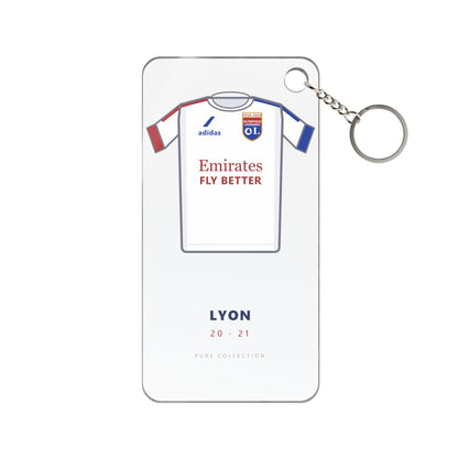 Porte-clés Lyon 20-21 — Maillot acrylique · Pure Collection