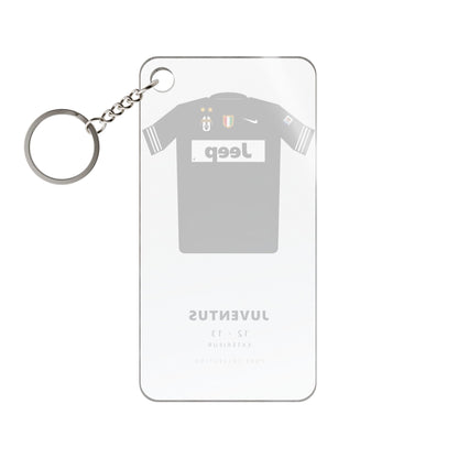 Porte-clés Juventus 12-13 Extérieur — Maillot acrylique · Pure Collection