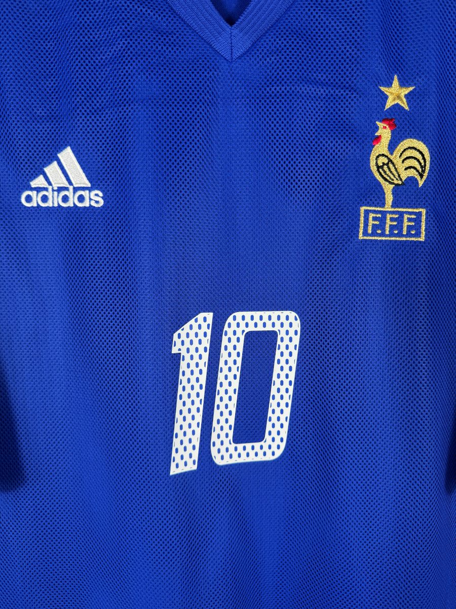 Coq FFF brode etoile champion du monde maillot France 2002