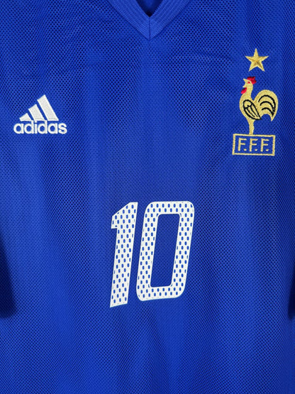 Coq FFF brode etoile champion du monde maillot France 2002