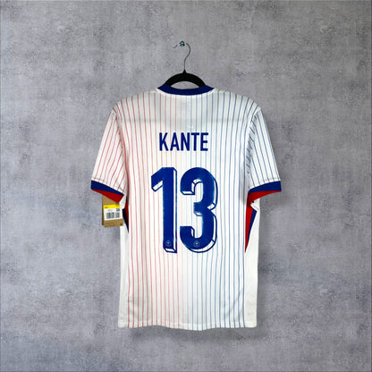 Maillot France 2024 exterieur dos flocage Kante 13 rayures