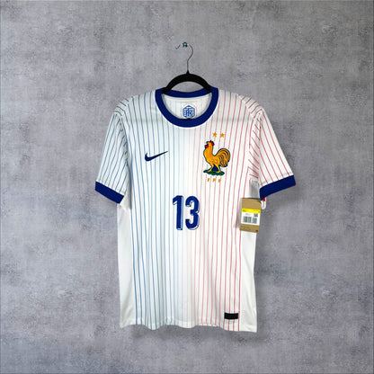 Maillot France 2024 exterieur face coq retro brode deux etoiles
