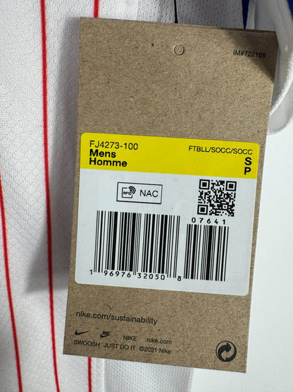 Etiquette carton Nike FJ4273-100 taille S maillot France neuf
