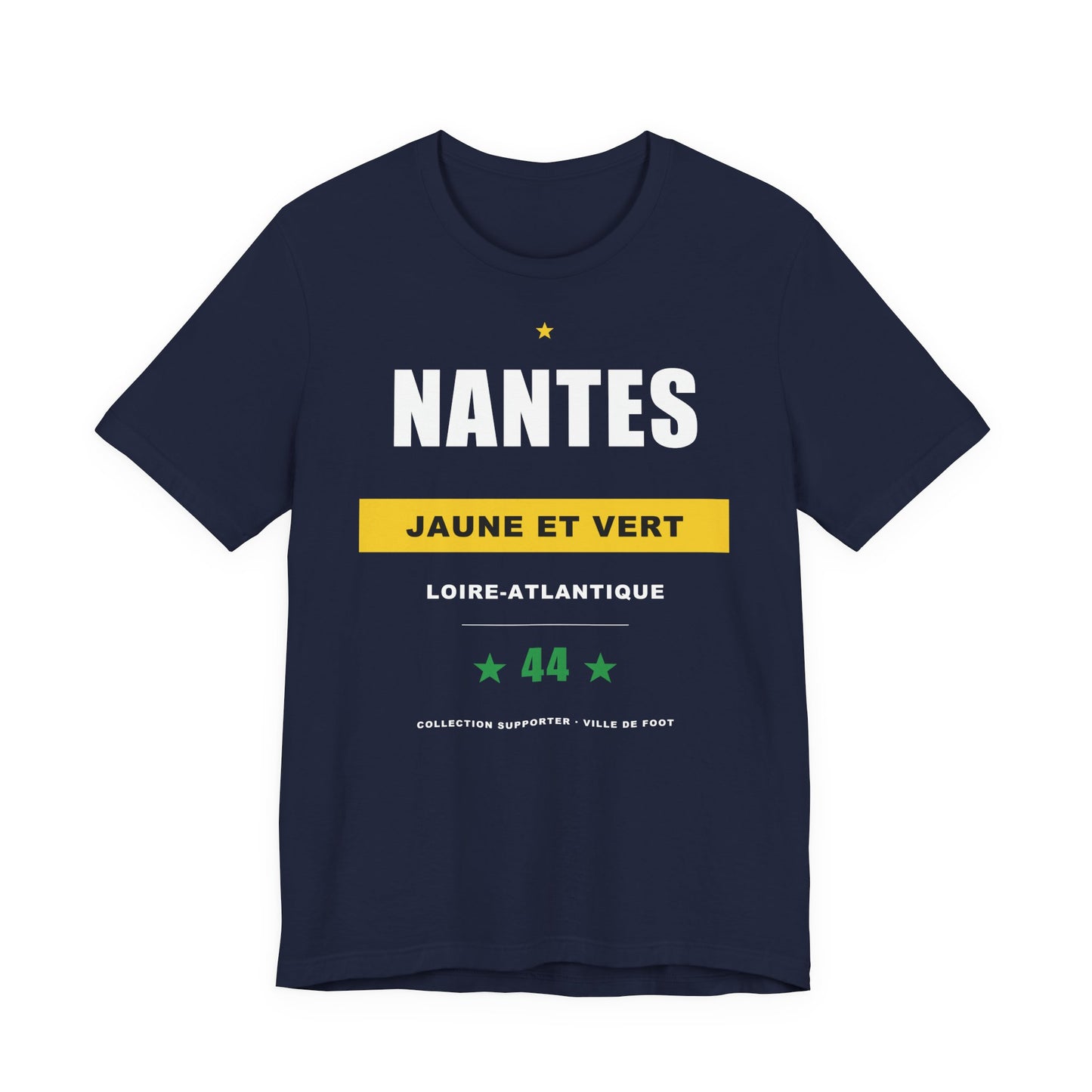 T-shirt Supporter Nantes 44 — Jaune et Vert