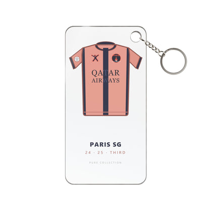 Porte-clés Paris SG 24-25 Third — Maillot acrylique · Pure Collection