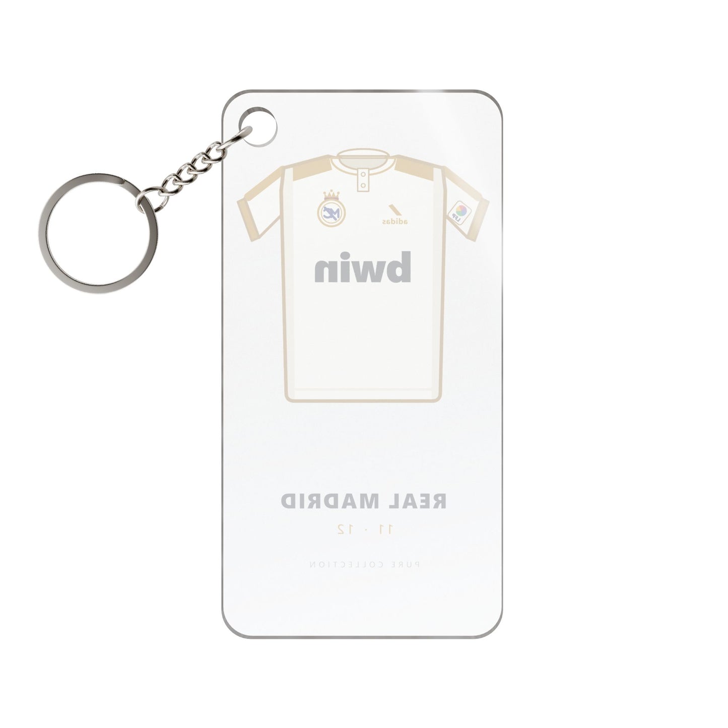 Porte-clés Real Madrid 11-12 — Maillot acrylique · Pure Collection