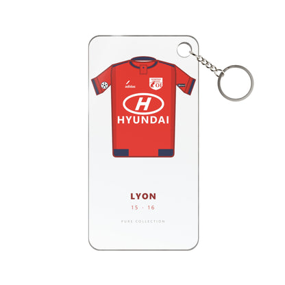 Porte-clés Lyon 15-16 Extérieur — Maillot acrylique · Pure Collection