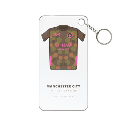 Porte-clés Manchester City 24-25 Gardien — Maillot acrylique · Pure Collection