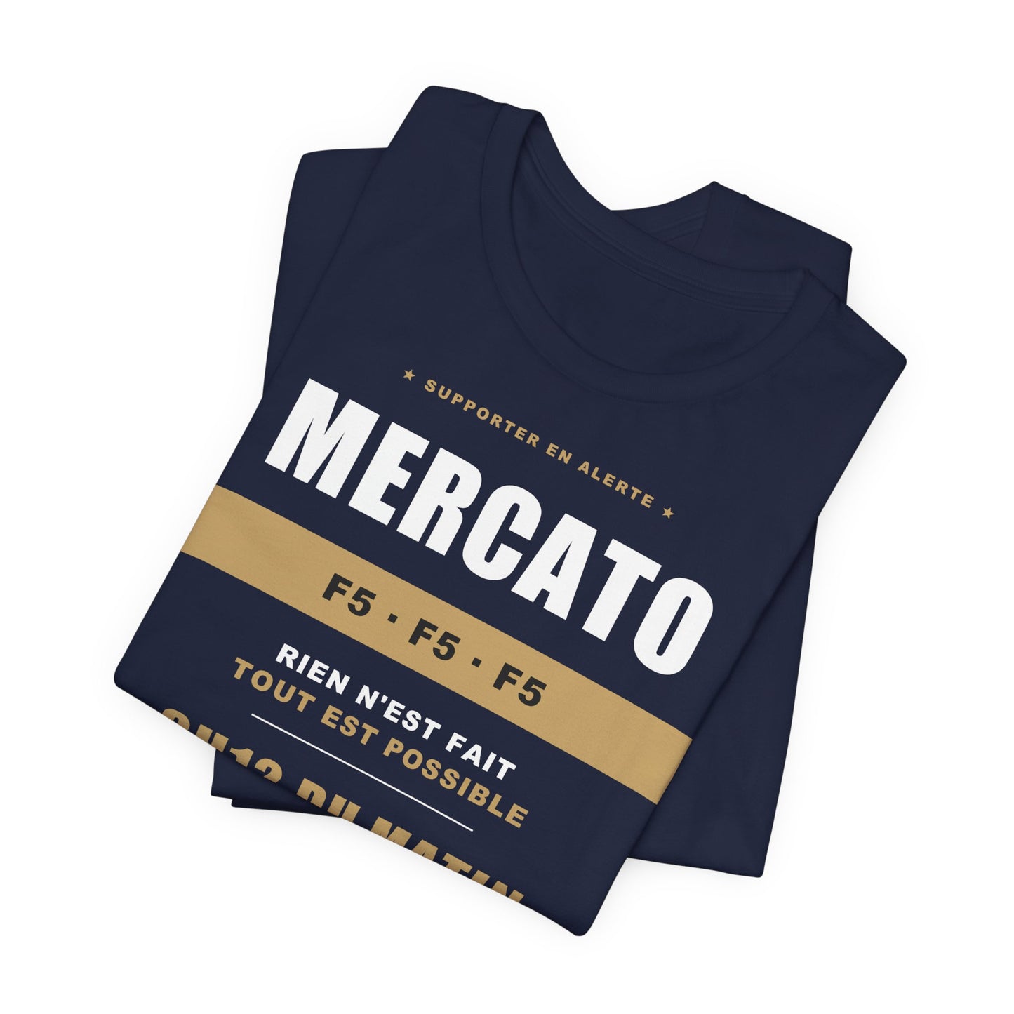 T-shirt Mercato — Humour Supporter Foot