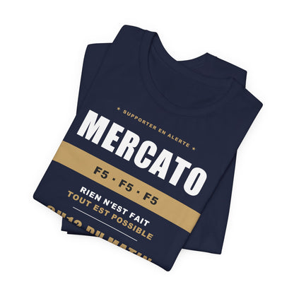 T-shirt Mercato — Humour Supporter Foot