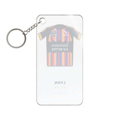 Porte-clés Lyon 23-24 Third — Maillot acrylique · Pure Collection