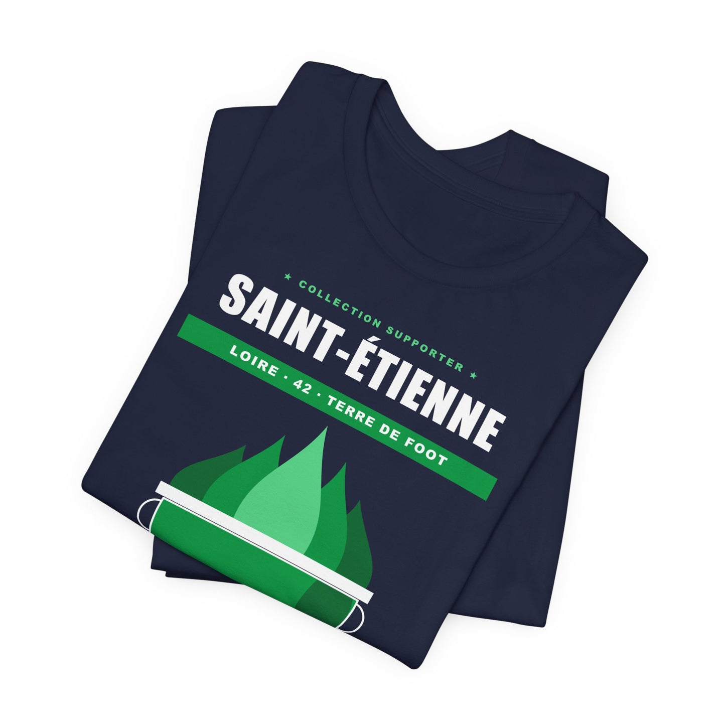 T-shirt Supporter Saint-Étienne — Vert et Fier