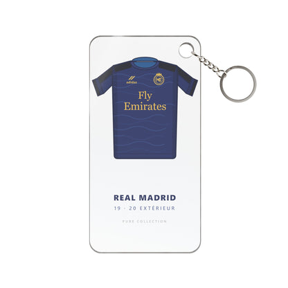 Porte-clés Real Madrid 19-20 Extérieur — Maillot acrylique · Pure Collection