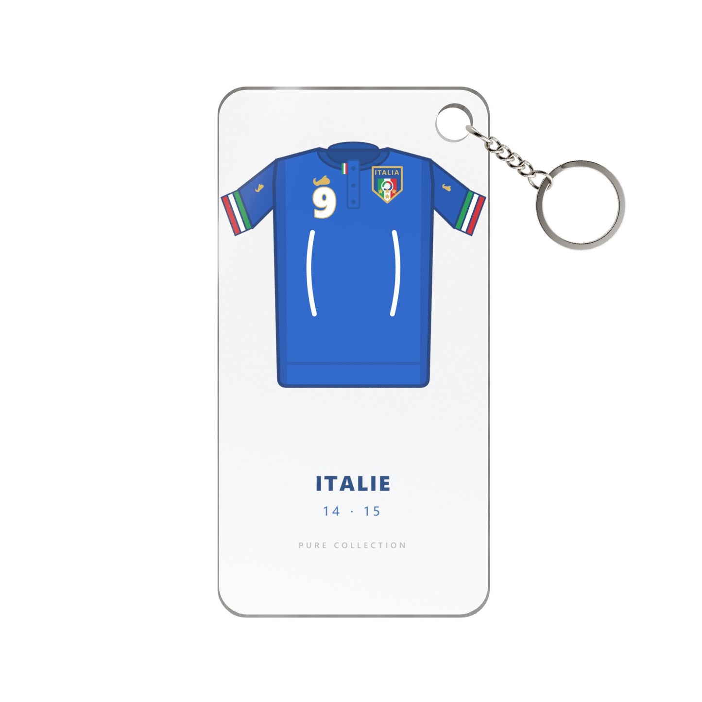 Porte-clés Italie 14-15 — Maillot acrylique · Pure Collection