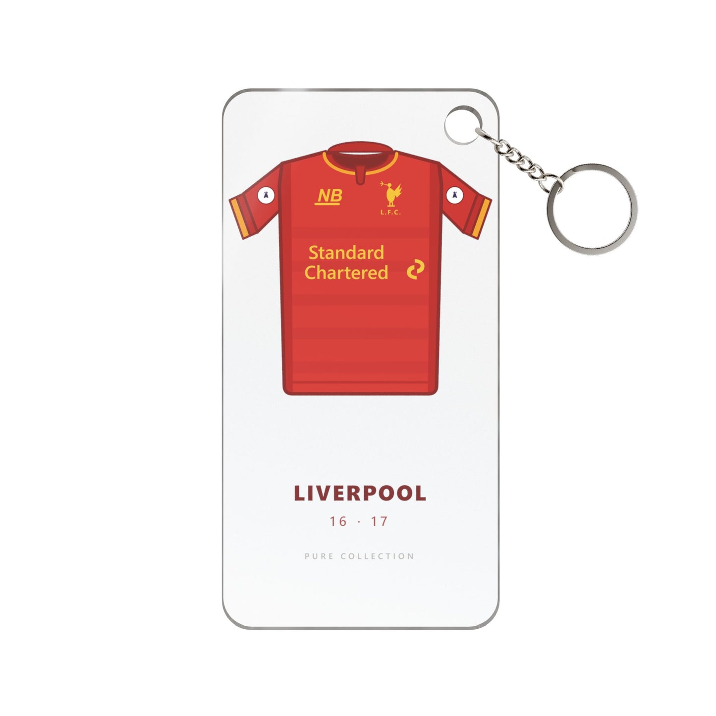 Porte-clés Liverpool 16-17 — Maillot acrylique · Pure Collection