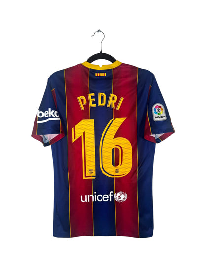 Maillot FC Barcelone 2020-2021 Domicile - Pedri N°16 (S)