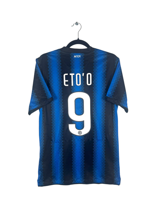 Maillot Inter Milan 2010-2011 Domicile - Eto'o N°9 (S)