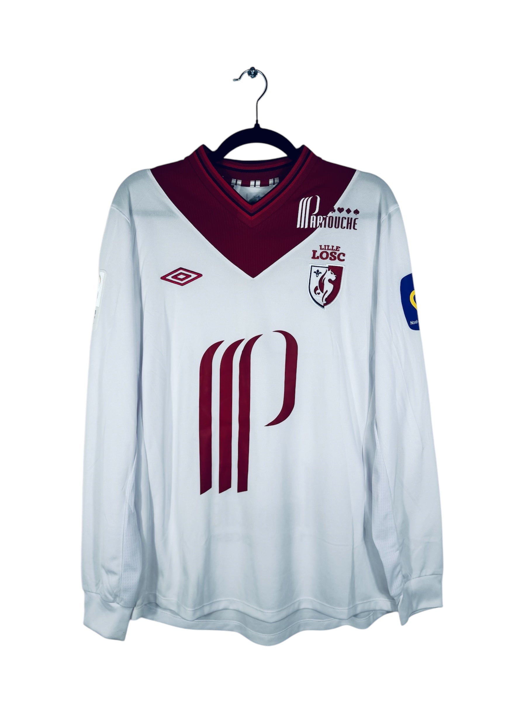 Maillot Lille LOSC 2012-2013 Extérieur Umbro Payet n°7 porté, vue de face.