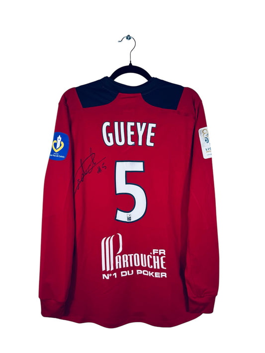 Maillot Lille LOSC 2012-2013 domicile signé Idrissa Gueye