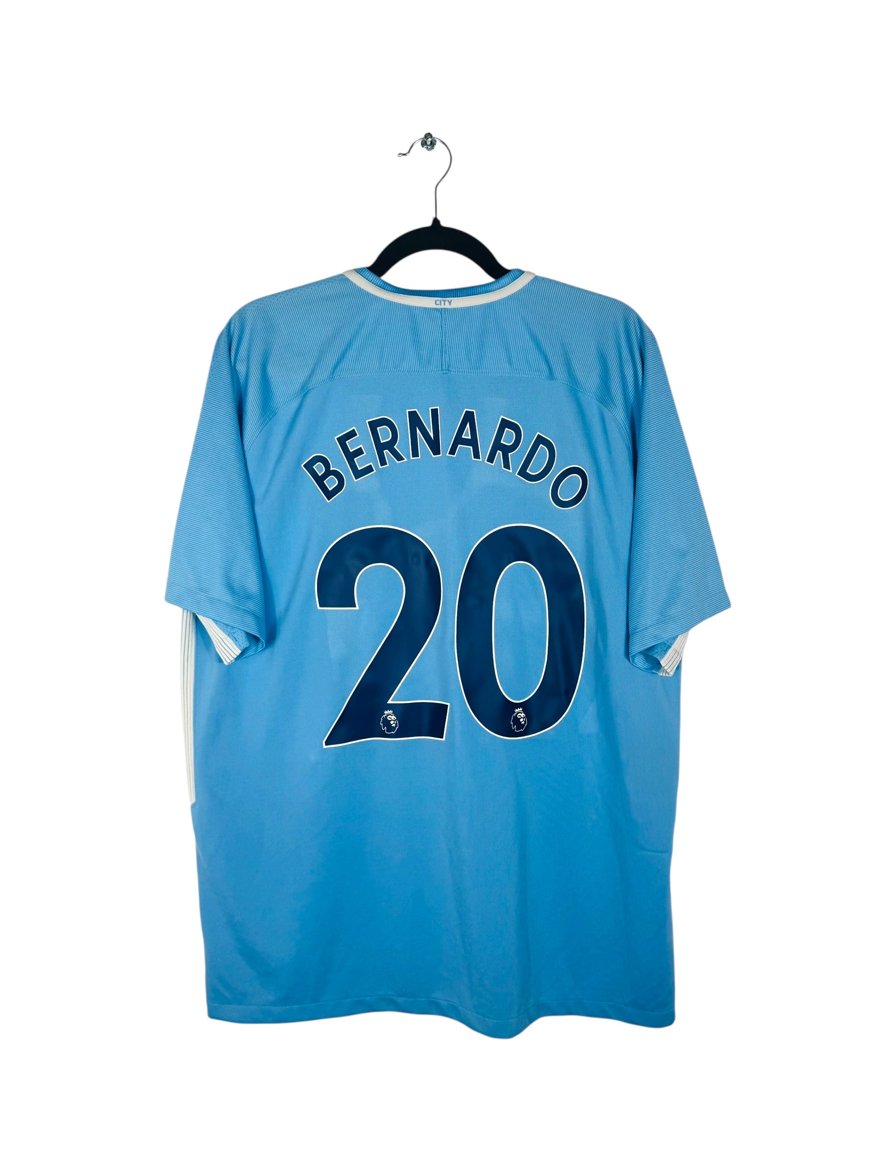 Maillot Manchester City 2017-2018 Domicile - Bernardo N°20 (XL)