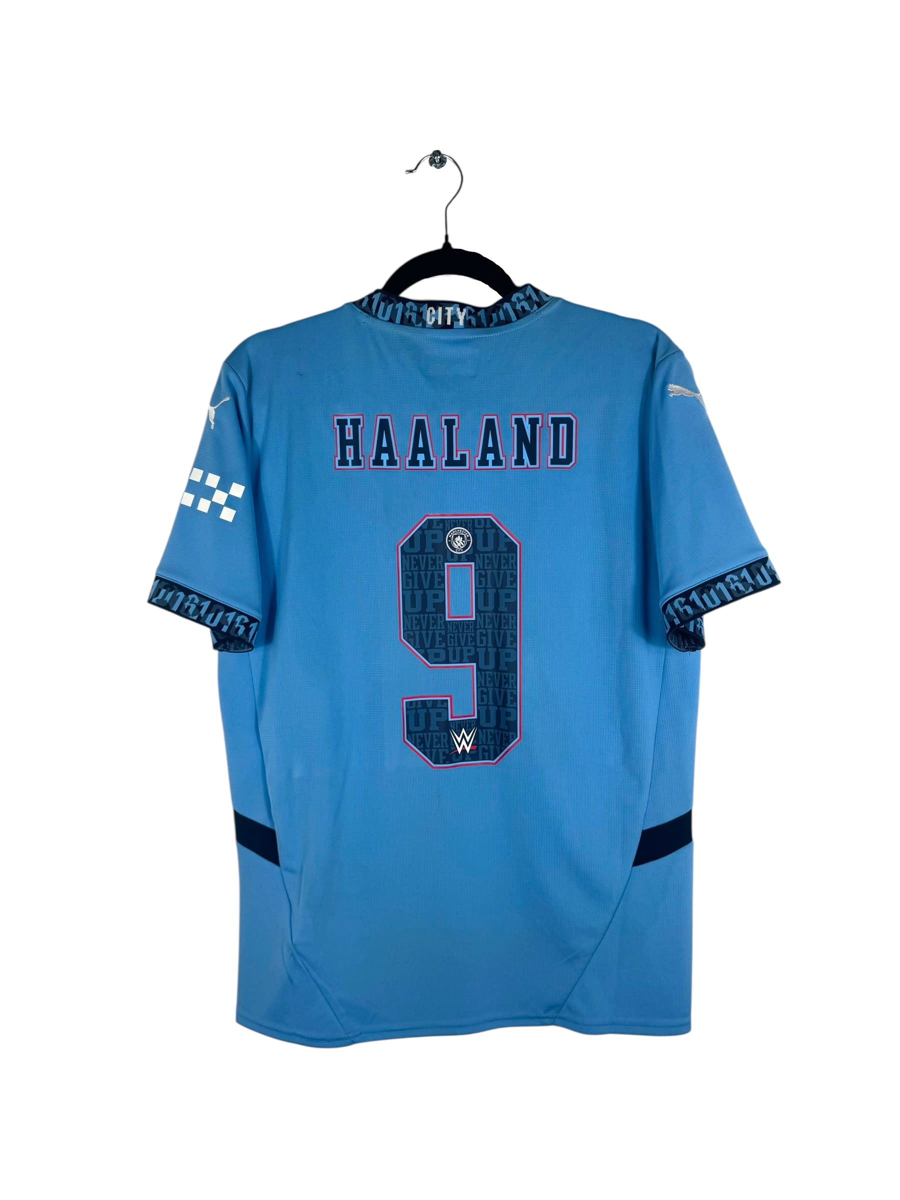 Maillot Manchester City 2024-2025 Domicile - Haaland WWE N°9 (M)