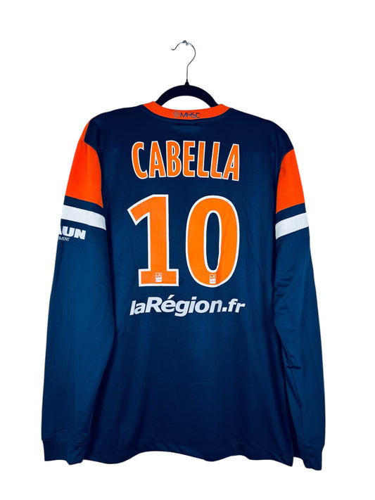 Maillot Montpellier MHSC 2013-2014 Domicile Nike Cabella n°10 préparé