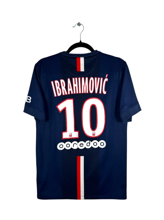Maillot PSG 2014-2015 Domicile Nike Ibrahimovic 10  S