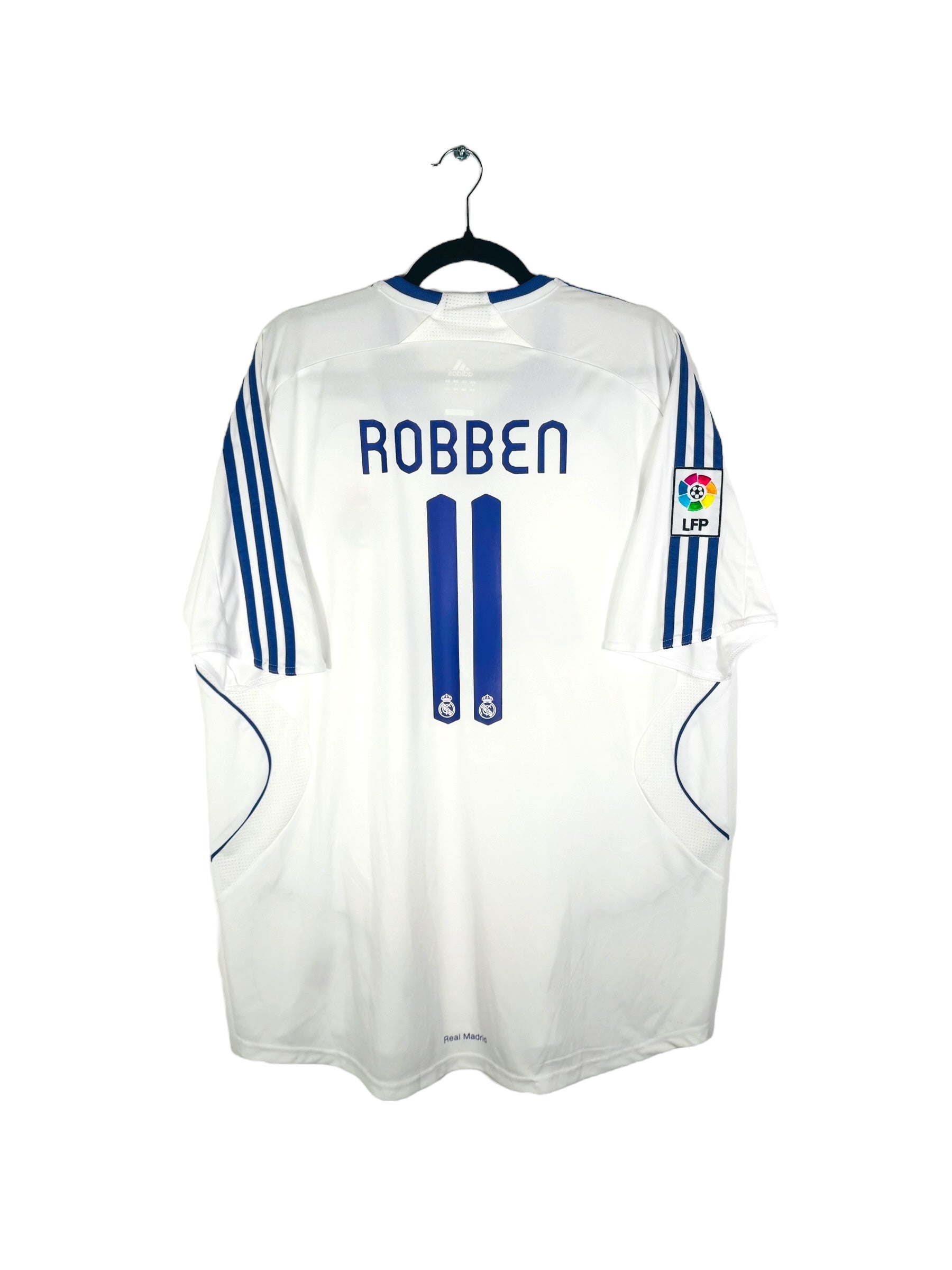 Maillot Real Madrid 2007-2008 Domicile - Robben N°11 (XL)