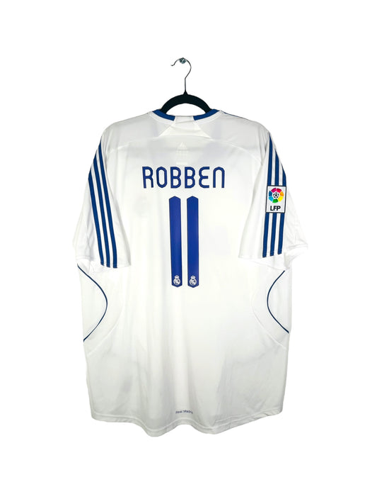 Maillot Real Madrid 2007-2008 Domicile - Robben N°11 (XL)