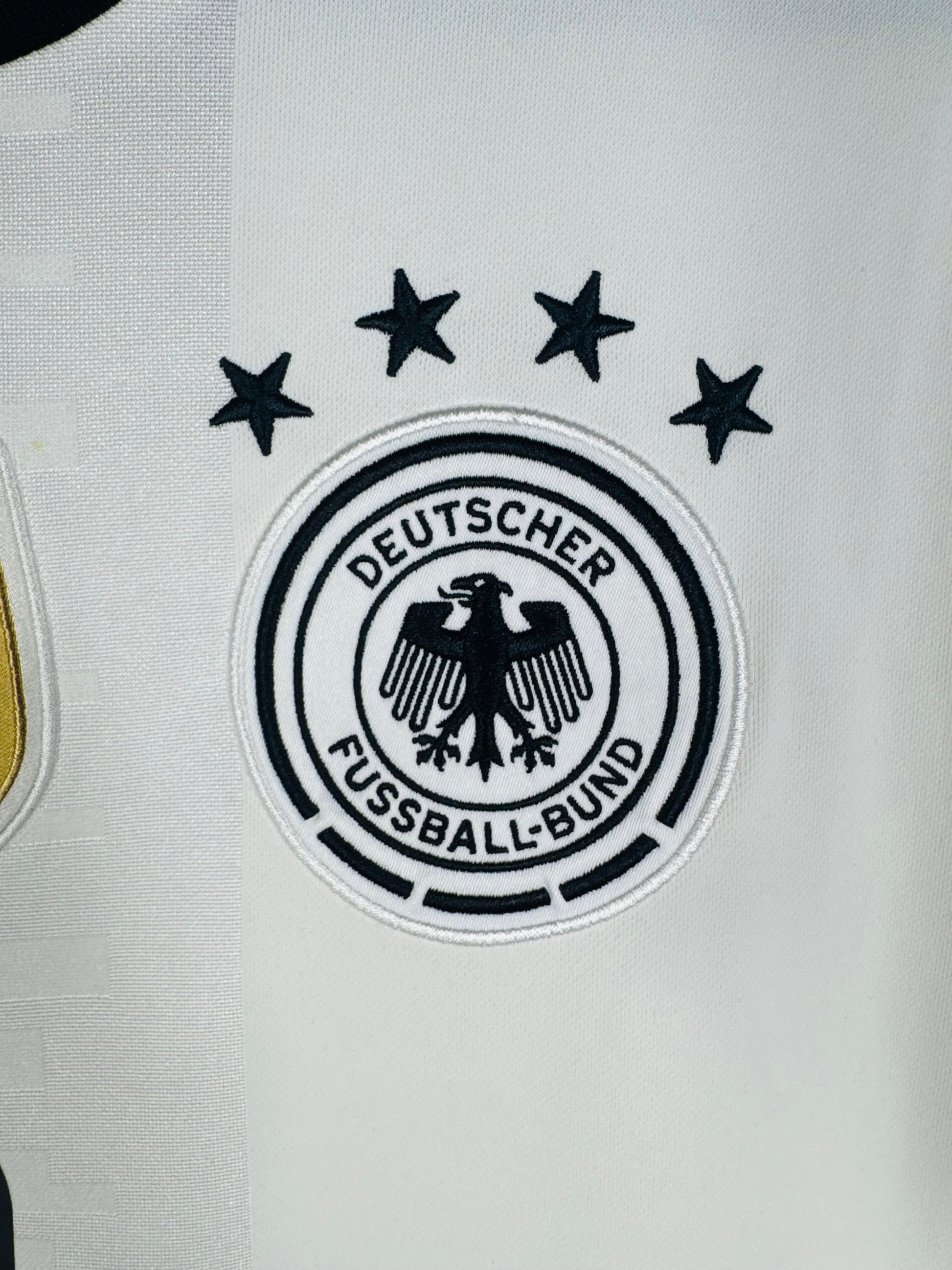 Détails du logo - Maillot Allemagne 2015-2016 Domicile Özil N°8