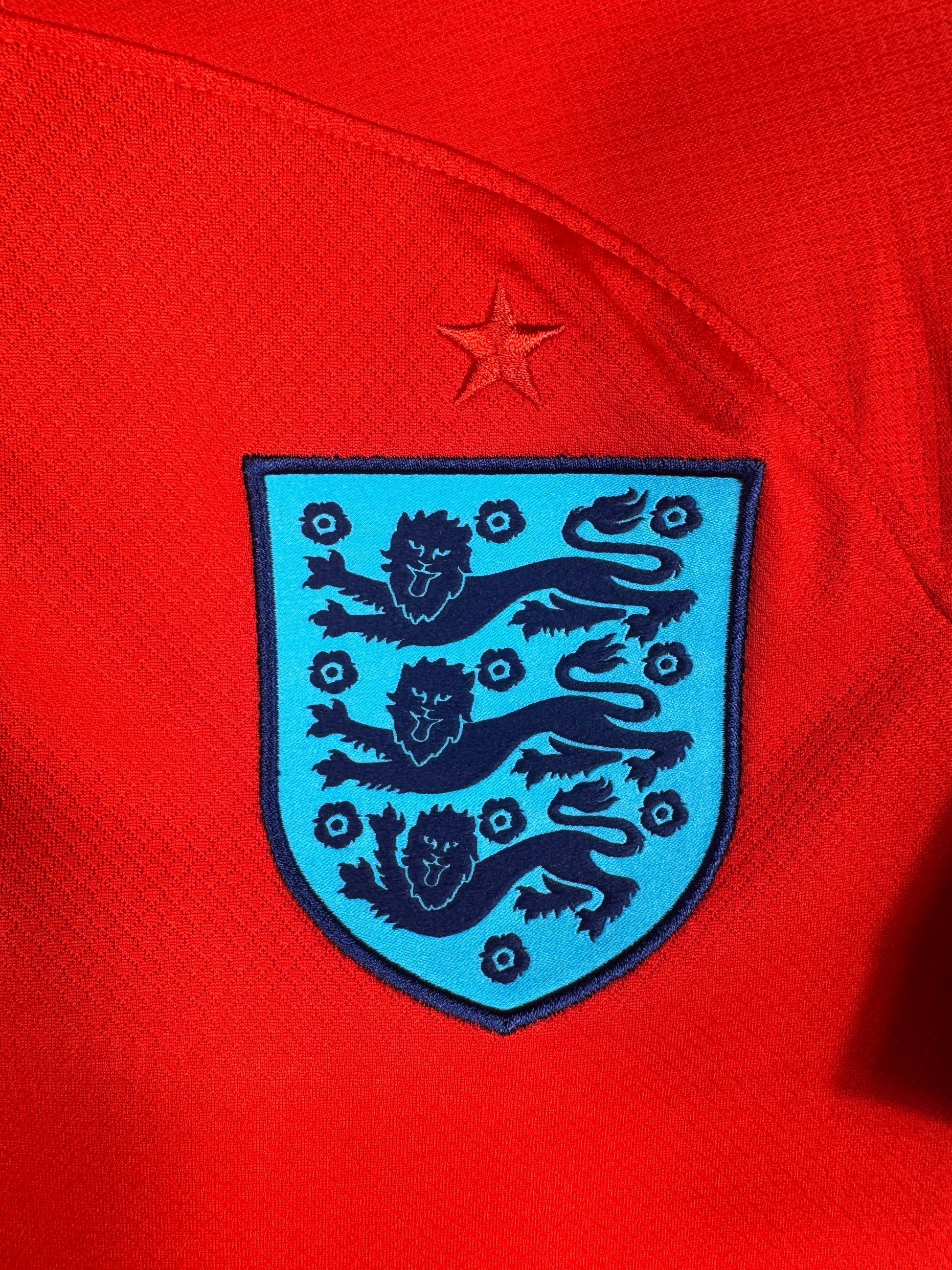 Détails du logo - Maillot Angleterre 2022-2023 Extérieur Bellingham N°22